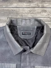 Куртка Kiton вставки из кожи крокодила - Image 3