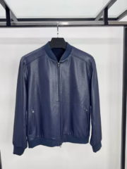 Кожаный бомбер Loro Piana