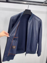 Кожаный бомбер Loro Piana — изображение 2