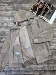 Замшевый бомбер Brunello Cucinelli — изображение 2