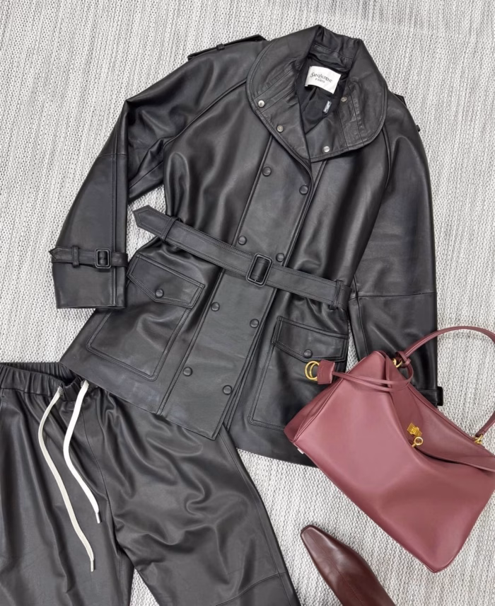 img_6295 Кожаная куртка Yves Saint Laurent — изображение 1