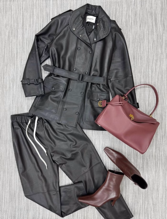 Кожаная куртка Yves Saint Laurent — изображение 2