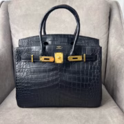Сумка Hermes из кожи крокодила 25 см