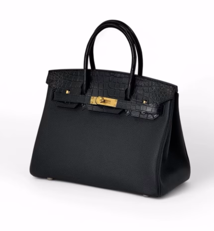 Сумка Hermes из кожи крокодила 30 см