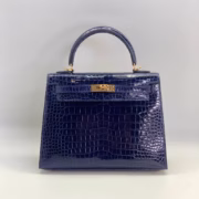 Сумка Hermes из кожи крокодила 25 см — изображение 2