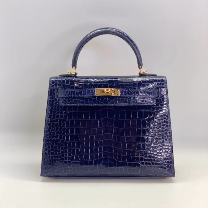 Сумка Hermes из кожи крокодила 25 см — изображение 2