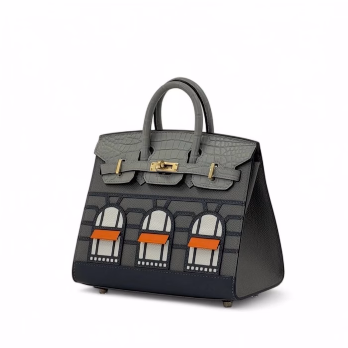 Сумка Hermes из кожи крокодила — изображение 1