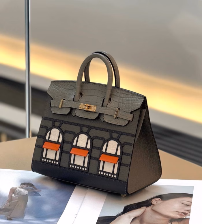 Сумка Hermes из кожи крокодила — изображение 5