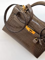 Сумка Hermes из кожи крокодила — изображение 6