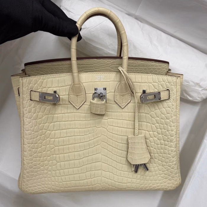 Сумка Hermes из кожи крокодила — изображение 1