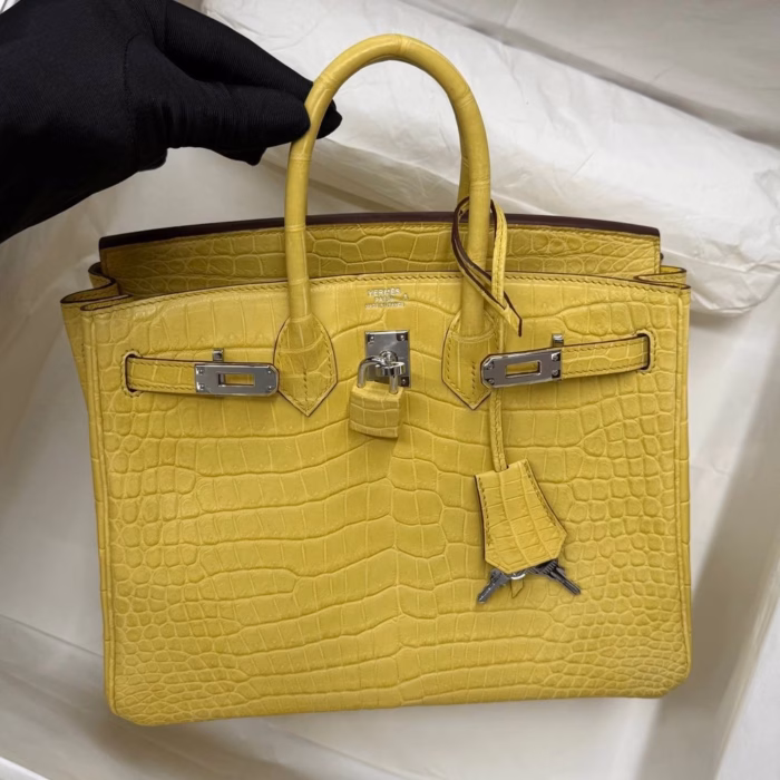 Сумка Hermes из кожи крокодила — изображение 1